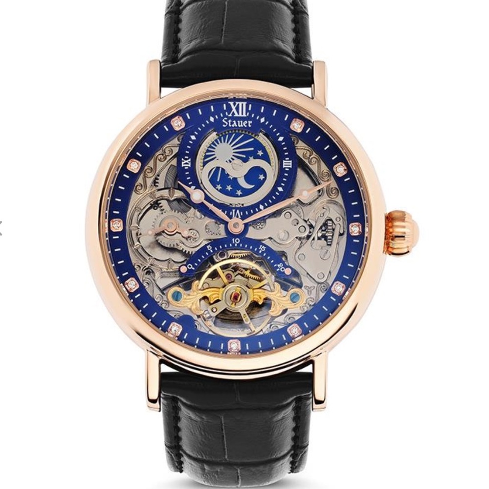 Men’s STAUER SKELETON Watch NEW in BOX